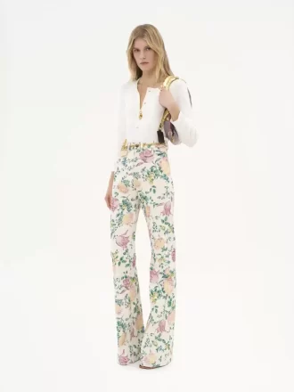 High-rise flare jeans in denim High-rise flare jeans in denim