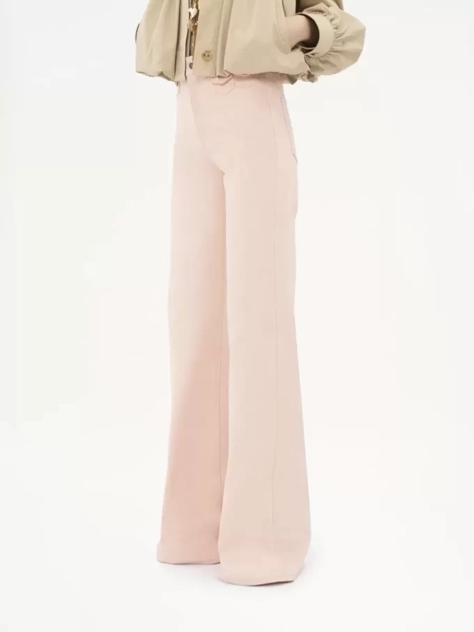 High-rise flare jeans in denim High-rise flare jeans in denim