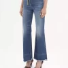 High-rise flare jeans in denim High-rise flare jeans in denim