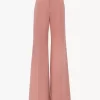 High-rise flared pants in cotton canvas High-rise flared pants in cotton canvas