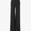 High-rise flared pants in wool grain de poudre High-rise flared pants in wool grain de poudre