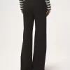 High-rise flared pants in wool grain de poudre High-rise flared pants in wool grain de poudre