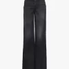 High-rise wide-leg jeans in denim High-rise wide-leg jeans in denim