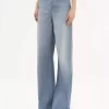 High-rise wide-leg jeans in denim High-rise wide-leg jeans in denim