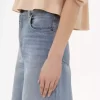 High-rise wide-leg jeans in denim High-rise wide-leg jeans in denim