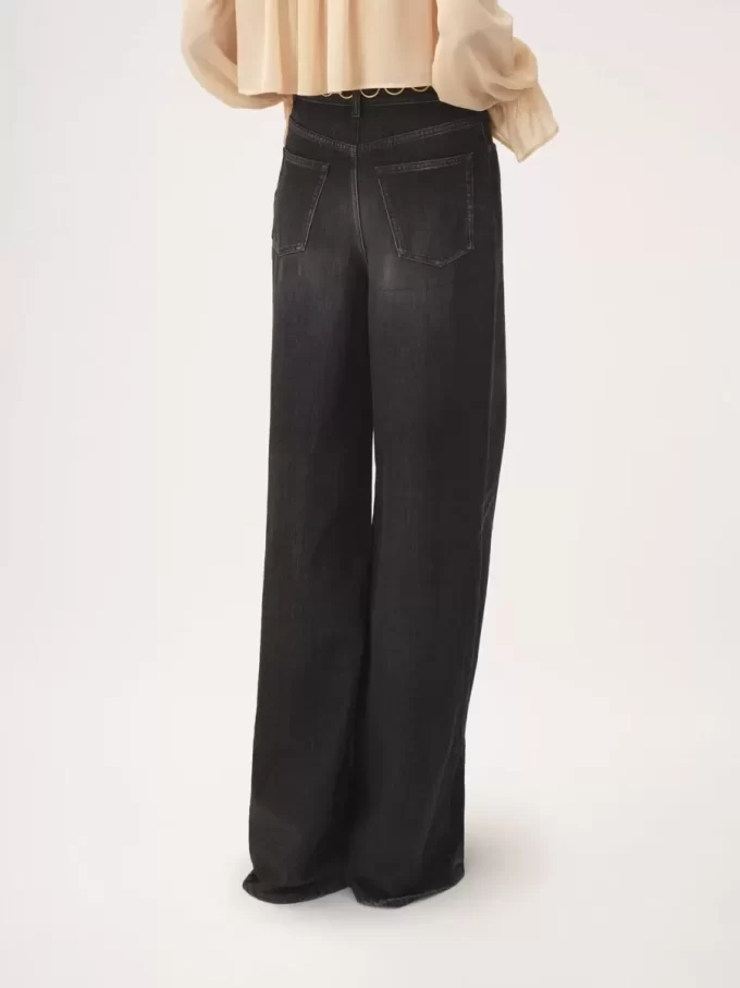 High-rise wide-leg jeans in denim High-rise wide-leg jeans in denim