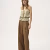 High-rise wide-leg pants in cotton canvas High-rise wide-leg pants in cotton canvas