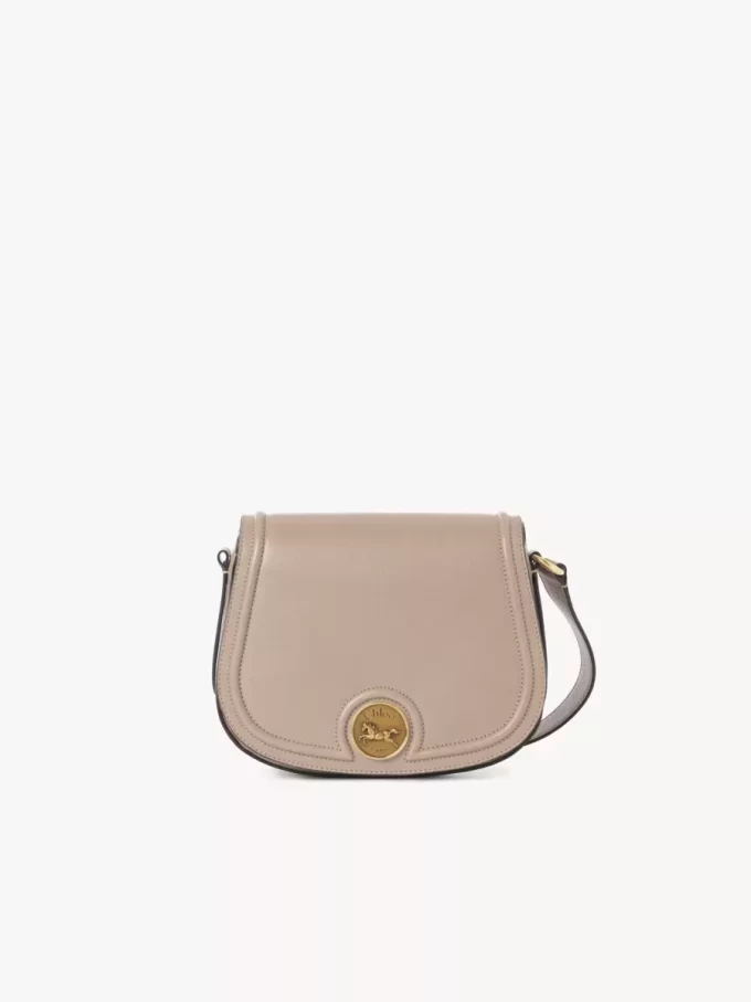 Horse Medal saddle bag in grained leather Horse Medal saddle bag in grained leather