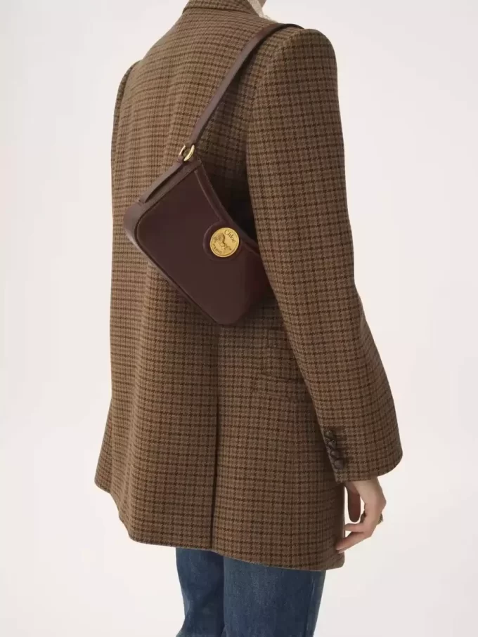 Horse Medal shoulder bag in grained leather Horse Medal shoulder bag in grained leather