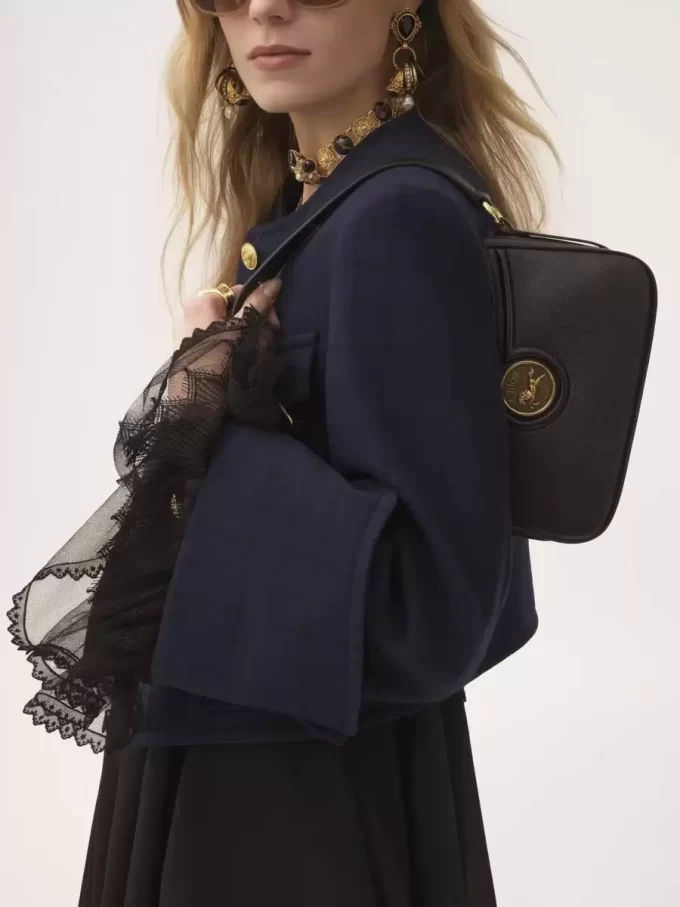 Horse Medal shoulder bag in grained leather Horse Medal shoulder bag in grained leather