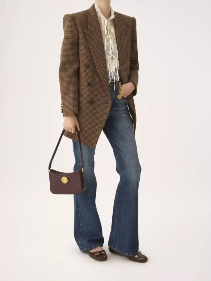 Horse Medal shoulder bag in grained leather Horse Medal shoulder bag in grained leather