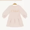Kids’ long-sleeve logo dress