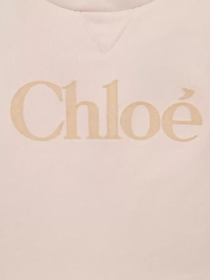 Kids’ long-sleeve logo dress