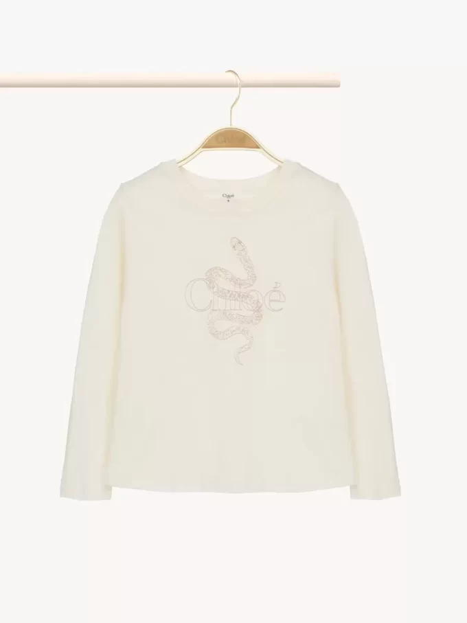 Kids’ long-sleeve logo top Kids’ long-sleeve logo top