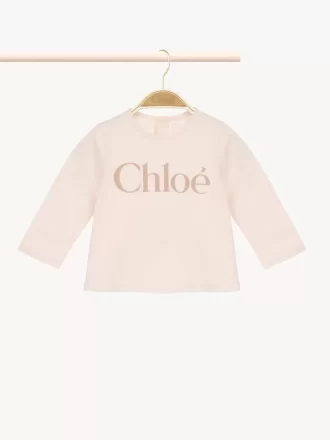 Kids’ long-sleeve logo top