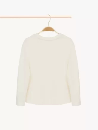 Kids’ long-sleeve logo top