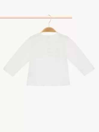 Kids’ long-sleeve logo top