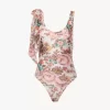 Knotted-strap one-piece swimsuit Knotted-strap one-piece swimsuit