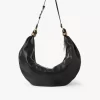 Large Bracelet Hobo bag in grained leather Large Bracelet Hobo bag in grained leather