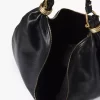 Large Bracelet Hobo bag in grained leather Large Bracelet Hobo bag in grained leather