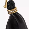 Large Bracelet Hobo bag in grained leather Large Bracelet Hobo bag in grained leather