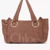 Large Chloé Plage tote bag in cotton Large Chloé Plage tote bag in cotton