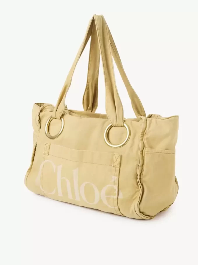 Large Chloé Plage tote bag in cotton Large Chloé Plage tote bag in cotton