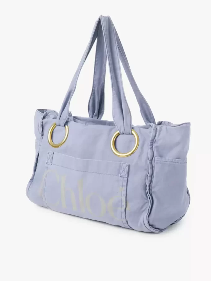 Large Chloé Plage tote bag in cotton Large Chloé Plage tote bag in cotton