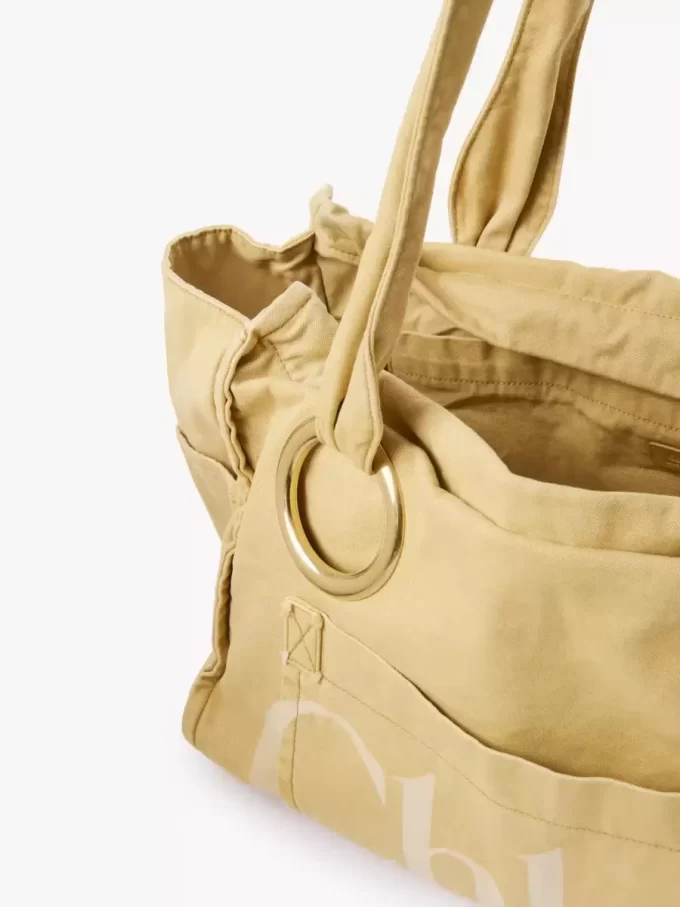 Large Chloé Plage tote bag in cotton Large Chloé Plage tote bag in cotton