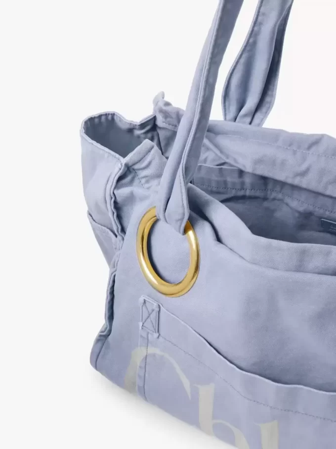 Large Chloé Plage tote bag in cotton Large Chloé Plage tote bag in cotton