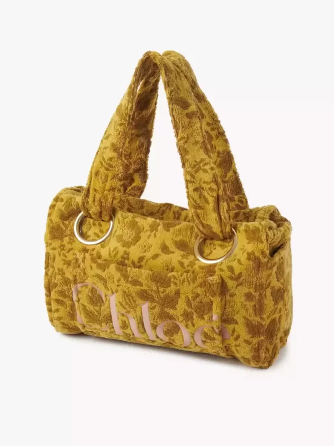 Large Chloé Plage tote bag in jacquard terry Large Chloé Plage tote bag in jacquard terry