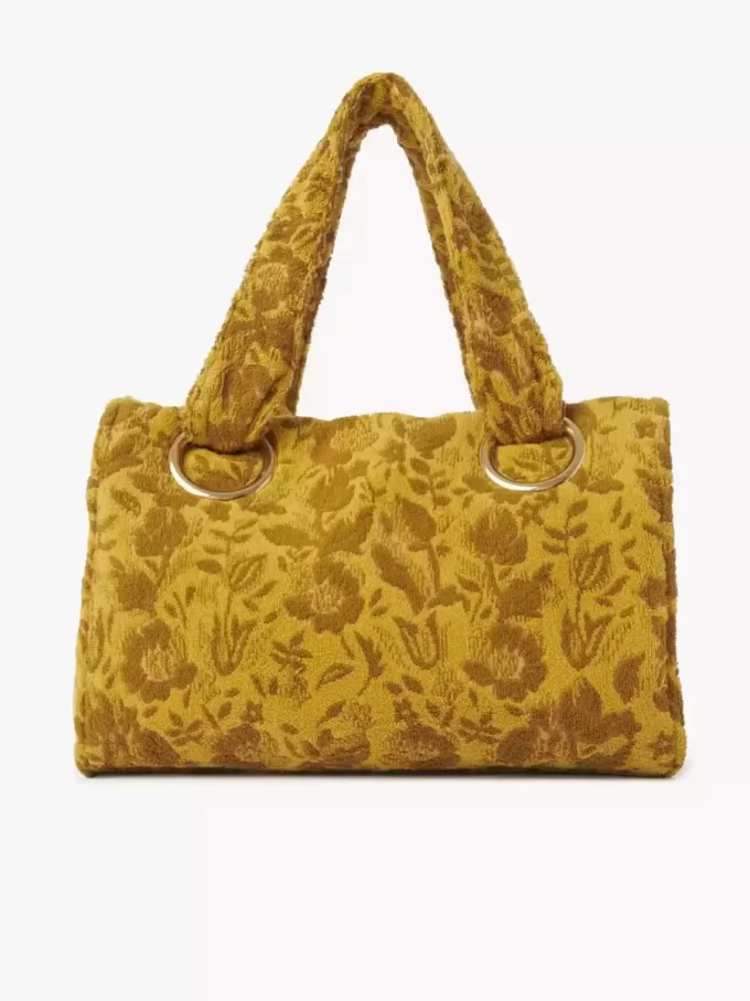Large Chloé Plage tote bag in jacquard terry Large Chloé Plage tote bag in jacquard terry