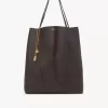 Large Chloé Spin tote bag in grained leather Large Chloé Spin tote bag in grained leather