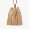 Large Chloé Spin tote bag in grained leather Large Chloé Spin tote bag in grained leather