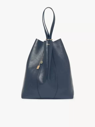 Large Chloé Spin tote bag in grained leather