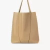 Large Chloé Spin tote bag in grained leather Large Chloé Spin tote bag in grained leather
