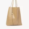 Large Chloé Spin tote bag in grained leather Large Chloé Spin tote bag in grained leather