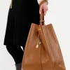 Large Chloé Spin tote bag in grained leather Large Chloé Spin tote bag in grained leather
