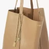 Large Chloé Spin tote bag in grained leather Large Chloé Spin tote bag in grained leather