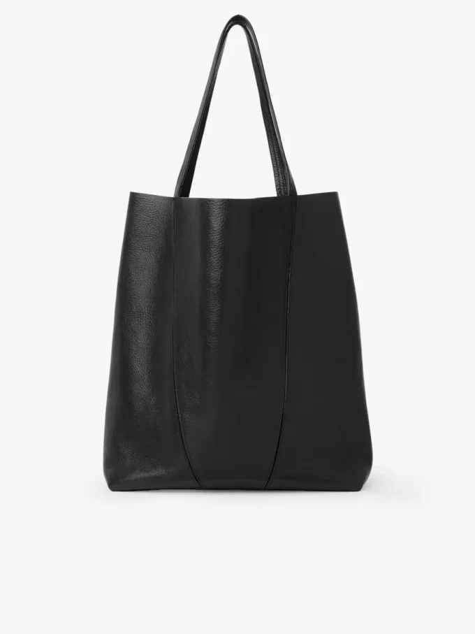 Large Chloé Spin tote bag in grained leather Large Chloé Spin tote bag in grained leather