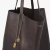 Large Chloé Spin tote bag in grained leather Large Chloé Spin tote bag in grained leather
