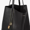 Large Chloé Spin tote bag in grained leather Large Chloé Spin tote bag in grained leather