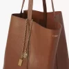 Large Chloé Spin tote bag in grained leather Large Chloé Spin tote bag in grained leather