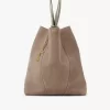 Large Chloé Spin tote bag in suede leather Large Chloé Spin tote bag in suede leather
