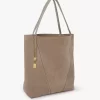 Large Chloé Spin tote bag in suede leather Large Chloé Spin tote bag in suede leather