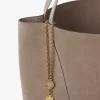 Large Chloé Spin tote bag in suede leather Large Chloé Spin tote bag in suede leather