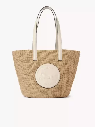 Large Horse Medal Basket in natural fibers