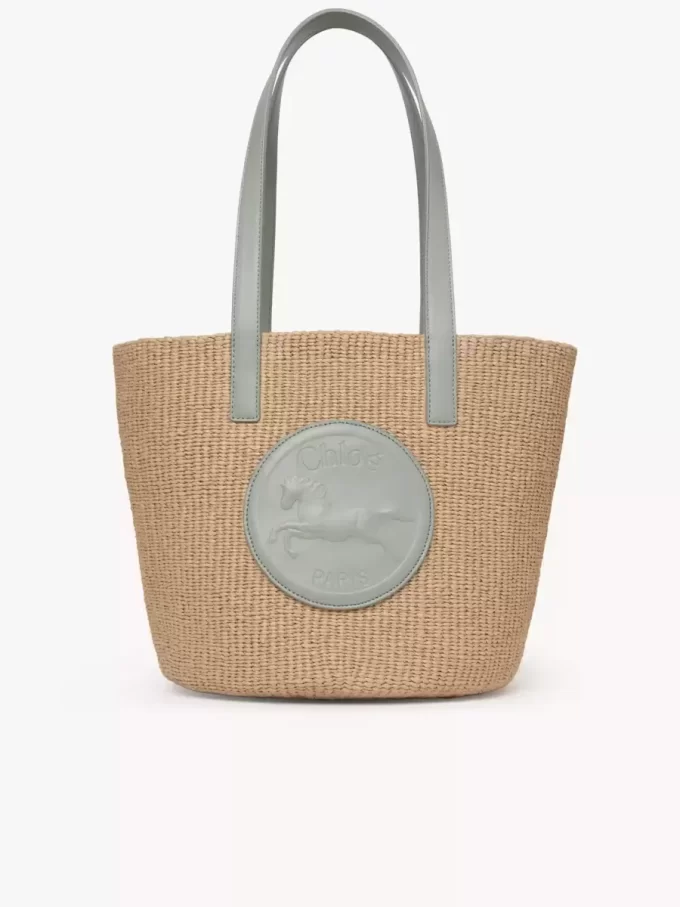 Large Horse Medal basket in natural fibers Large Horse Medal basket in natural fibers