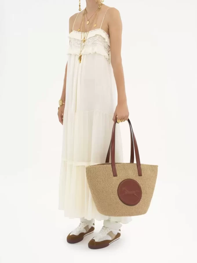 Large Horse Medal Basket in natural fibers Large Horse Medal Basket in natural fibers