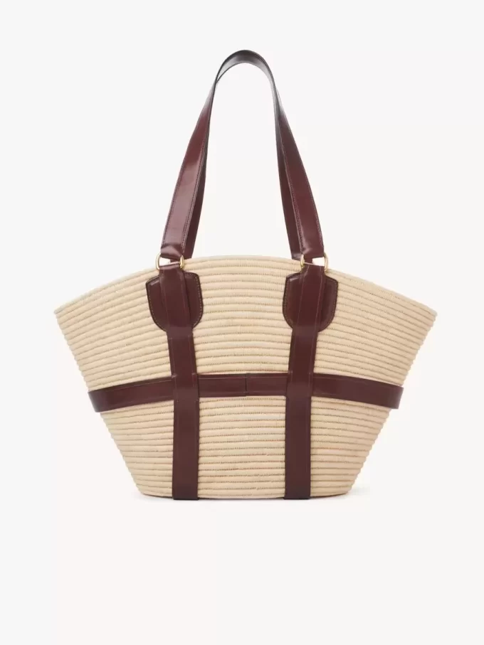 Large Kerala 25 basket in raffia Large Kerala 25 basket in raffia